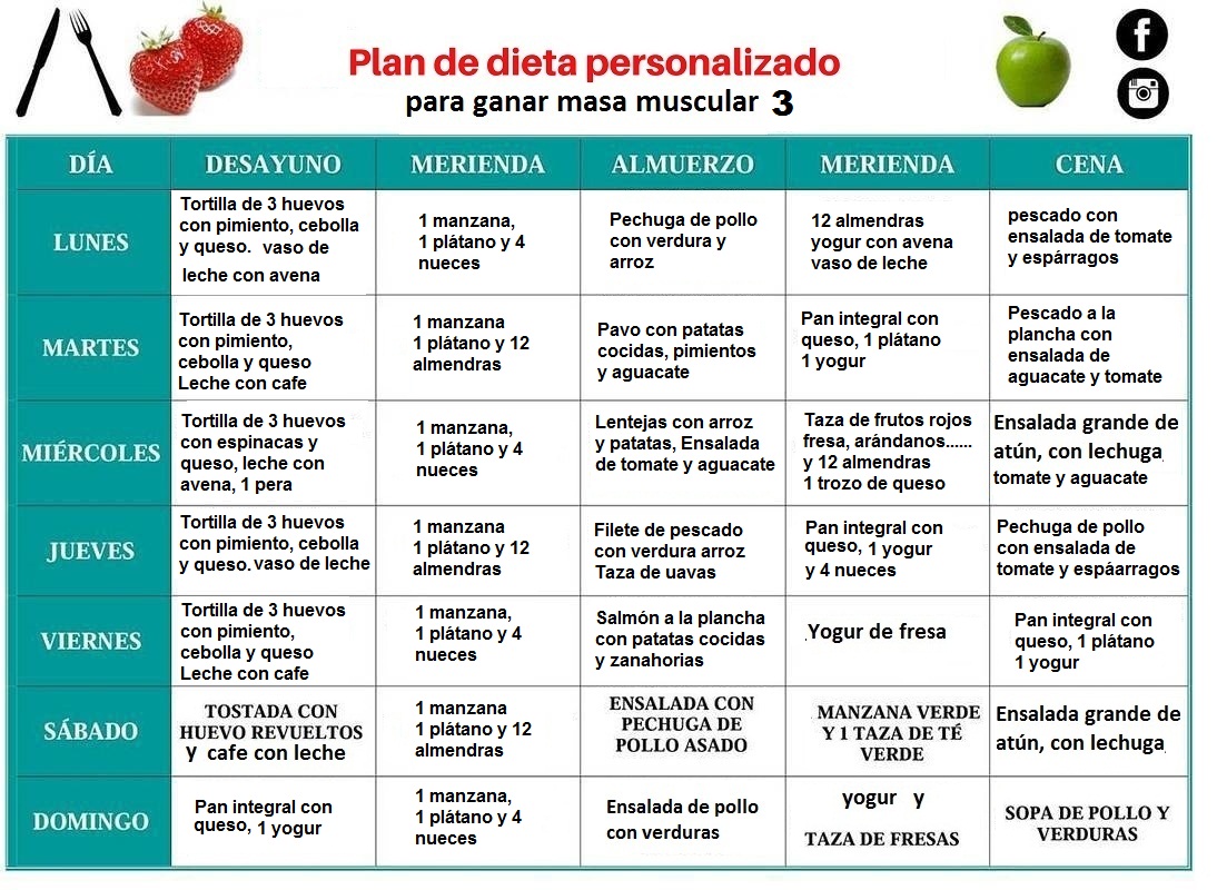 Guia de Alimentacion para Aumentar masa muscular - Blog Fitness Online