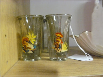 SCRANBERRY COOP : Tequila shot glass set, vintage, tall glass shots ...