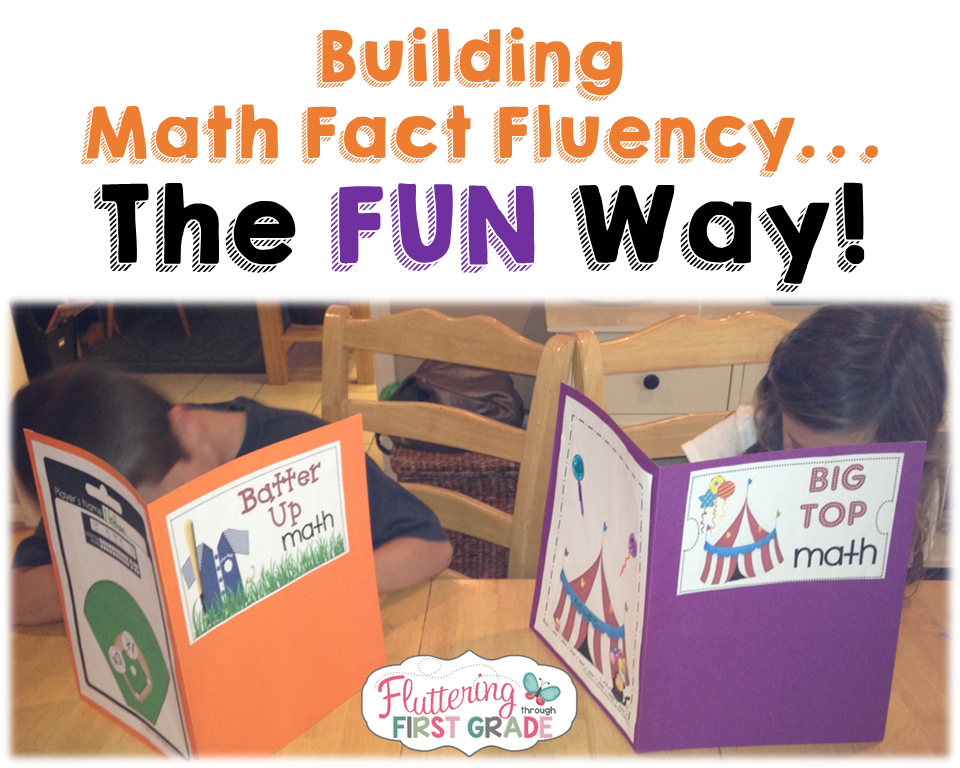 Throwback Thursday ~ Math Fact Fluency | Fluttering Through First Grade