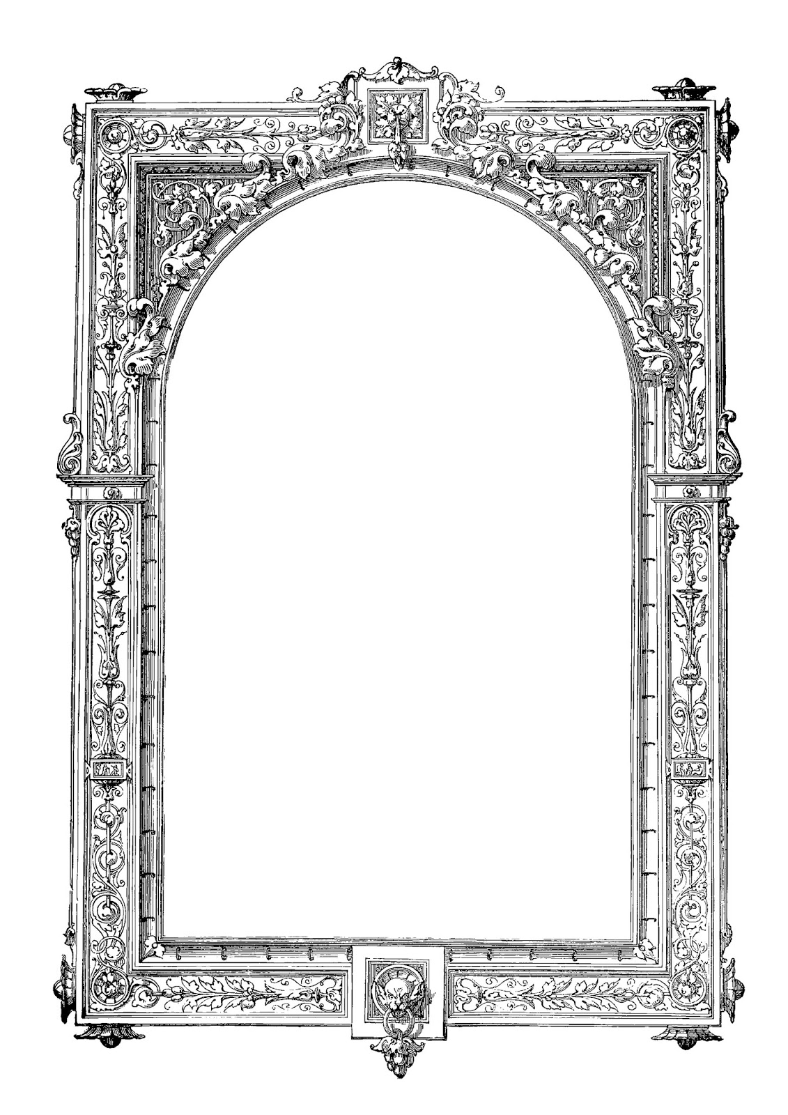 Vintage Frame Border Clip Art