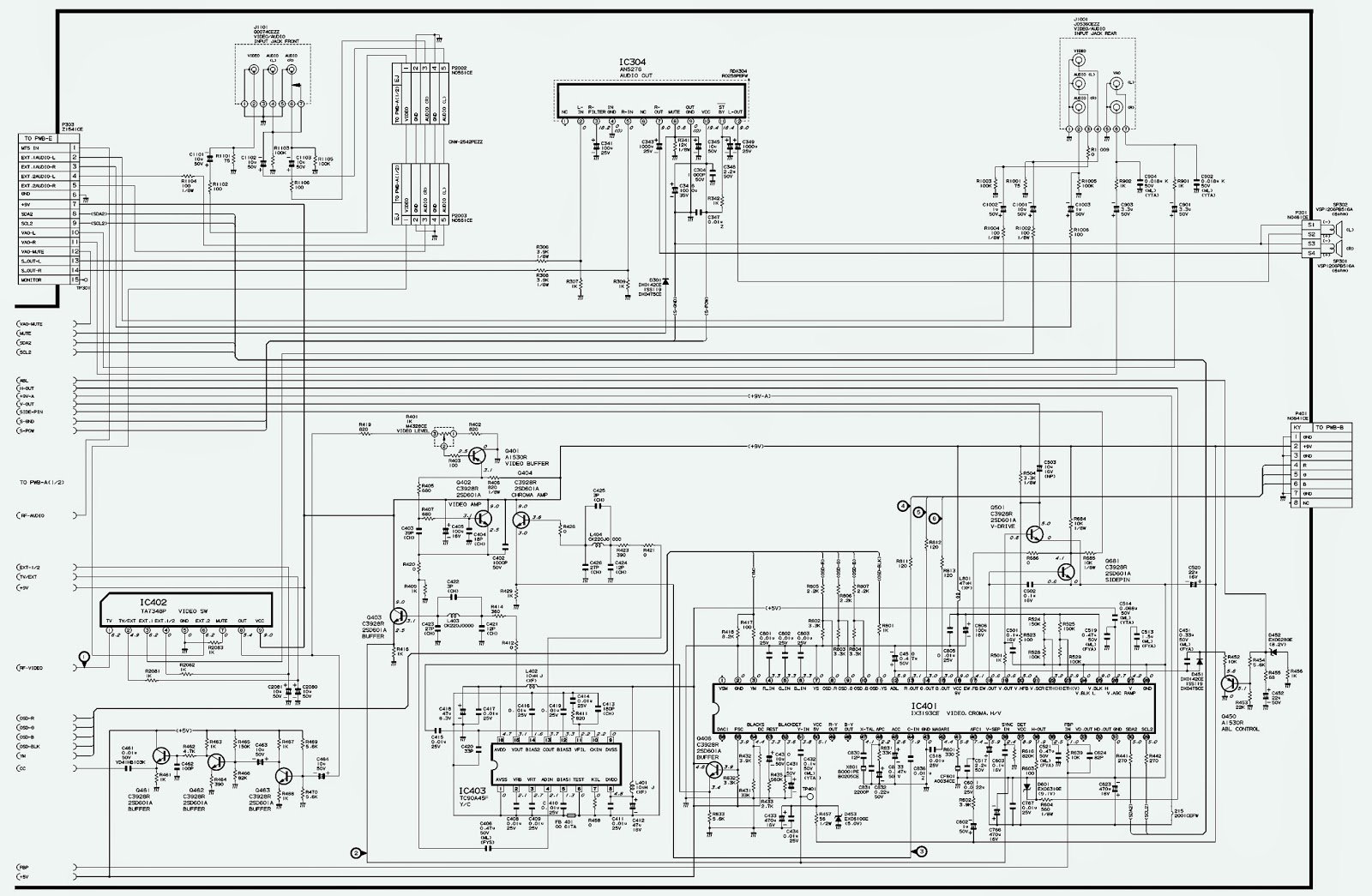 Sharp Crt Tv Circuit Diagram