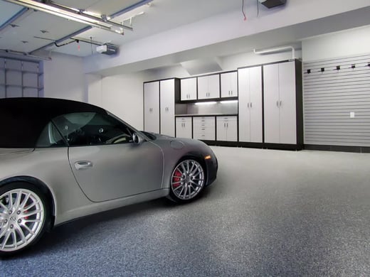 Custom Steel cabinetry - Garage Makeover after by Garage Living