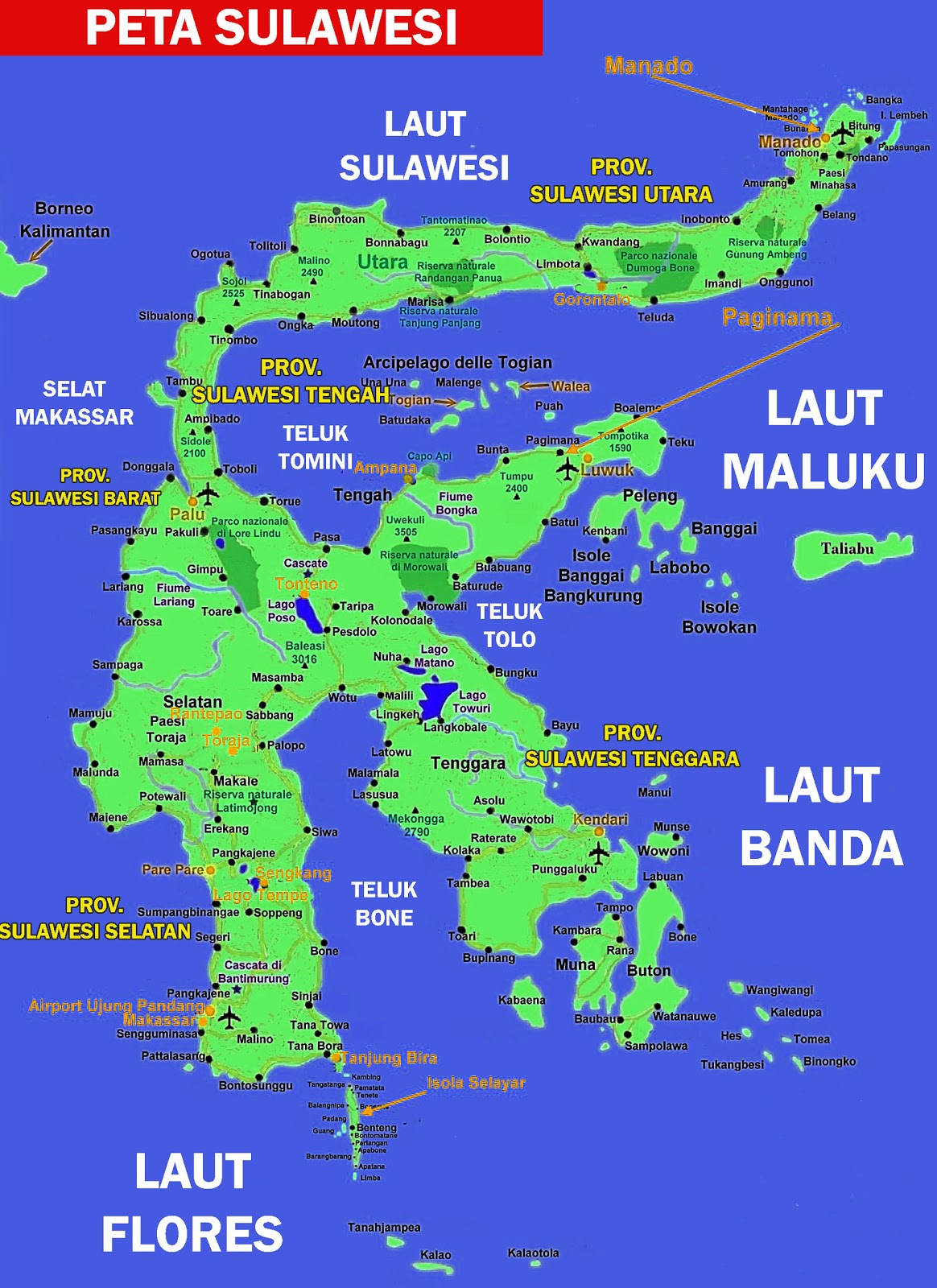 Peta Indonesia Sulawesi Kumpulan Map Gambar Peta | Images and Photos finder