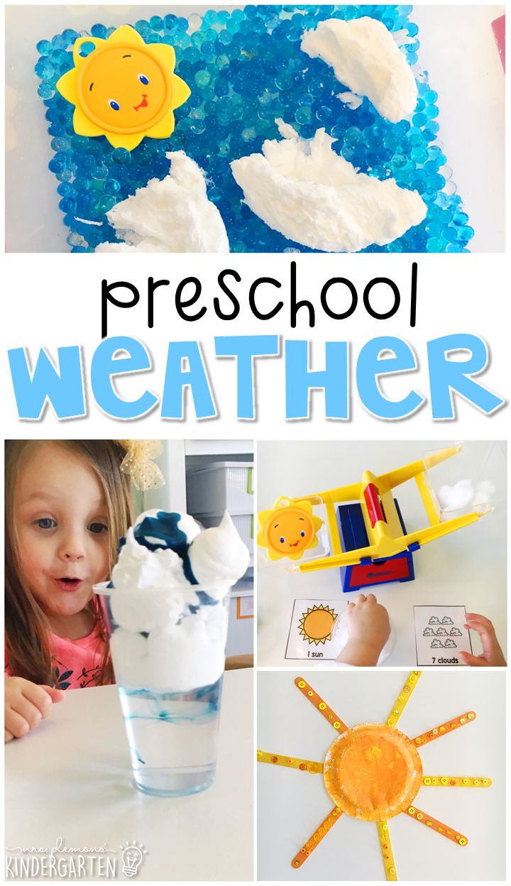 Weather Lesson Plan For Kindergarten