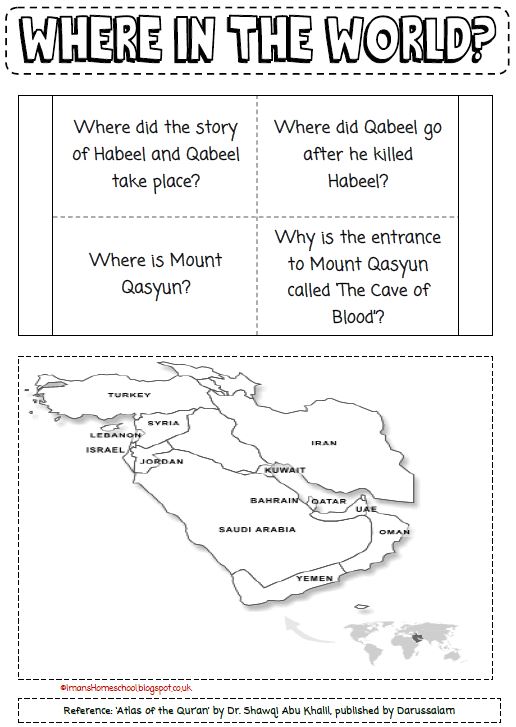 Iman's Home-School: Islamic History Interactive Notebook: The Story of ...