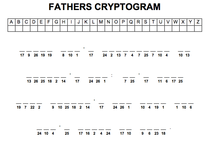 Cryptogram Puzzles Printable - Customize and Print