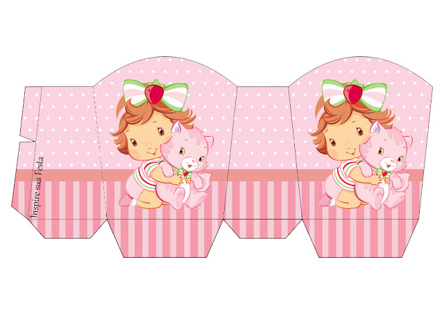 Cute Strawberry Shortcake Baby Party: Free Printable Invitations, Boxes ...