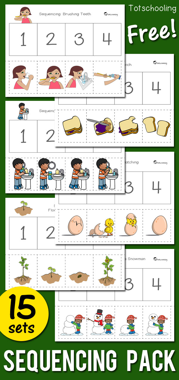 Sequencing Activities For Kindergarten