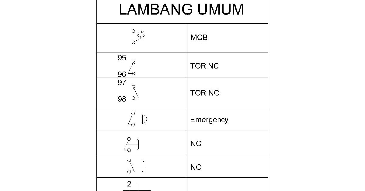 Lambang Mcb Di Autocad Viewer - IMAGESEE image.