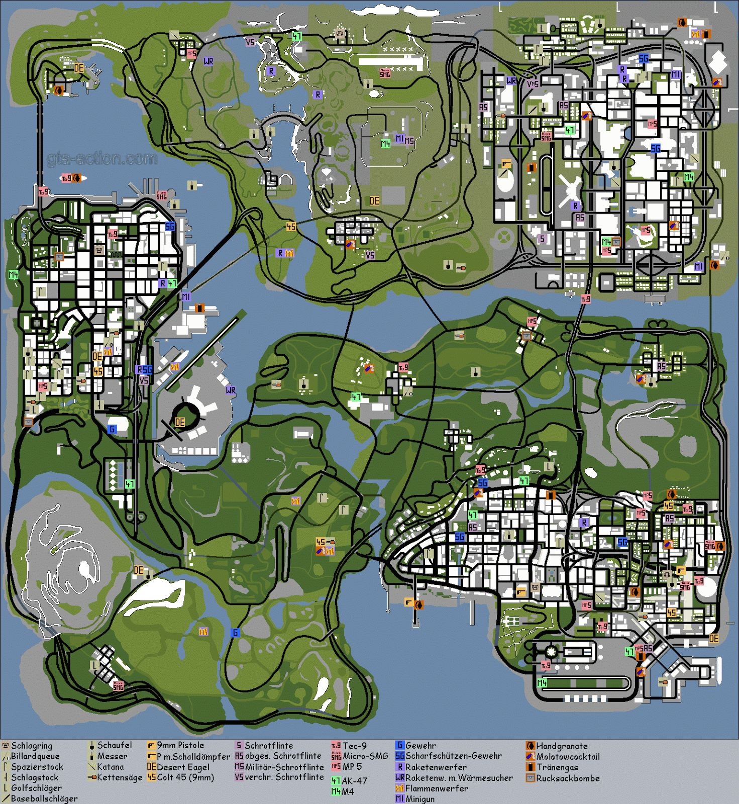 Mapa Do Gta 5