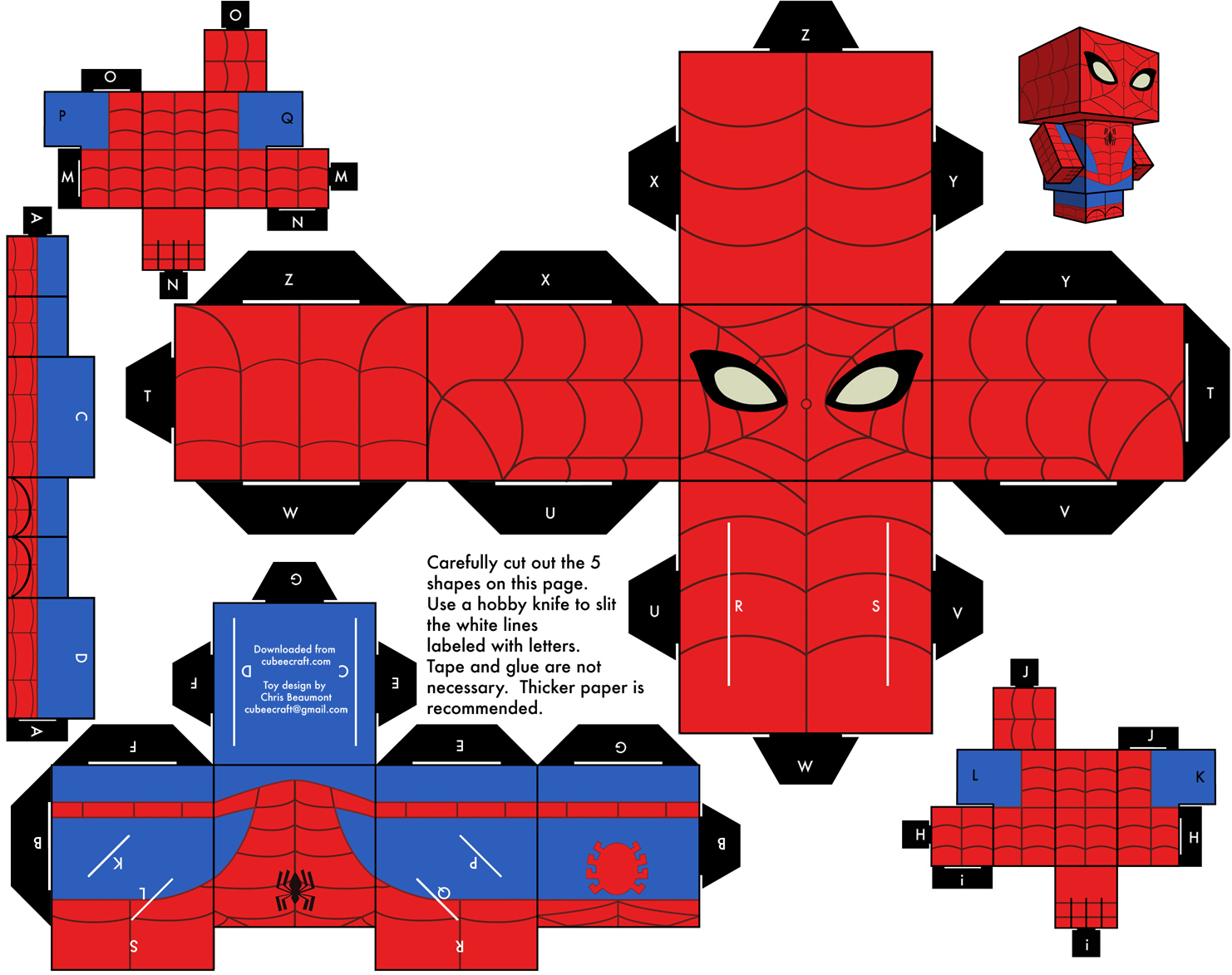 Total 84+ imagen cubo de spiderman