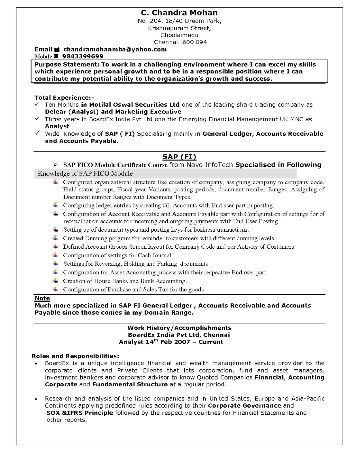 Resume Format For Freshers Mba Finance Free Download - vrogue.co