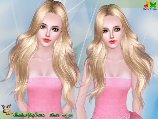 Custom Sims 3: Female Hair 098