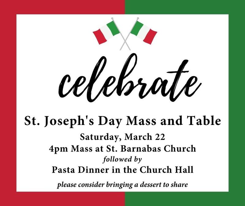 St. Joseph's Day Mass & Table Featured Photo