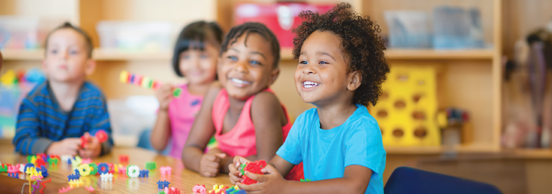 children in classroom