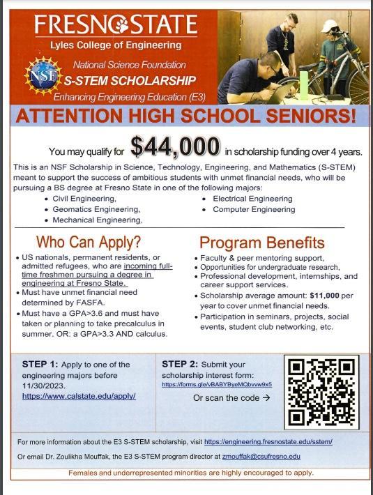 SCHOLARSHIP INFORMATION – College & Career Center – Central High School