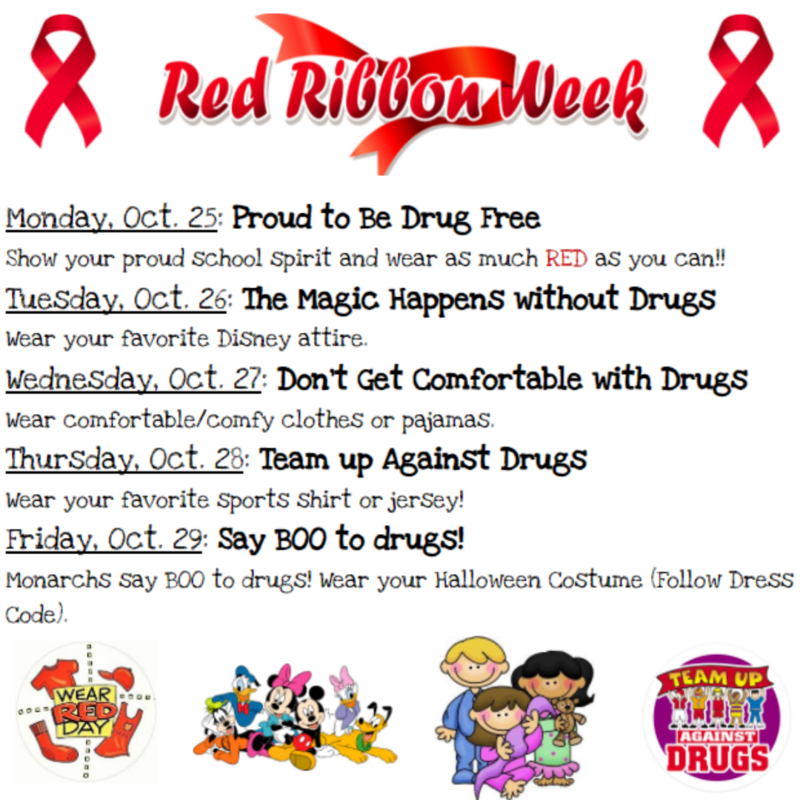 Red Ribbon Week | Mariposa Elementary School