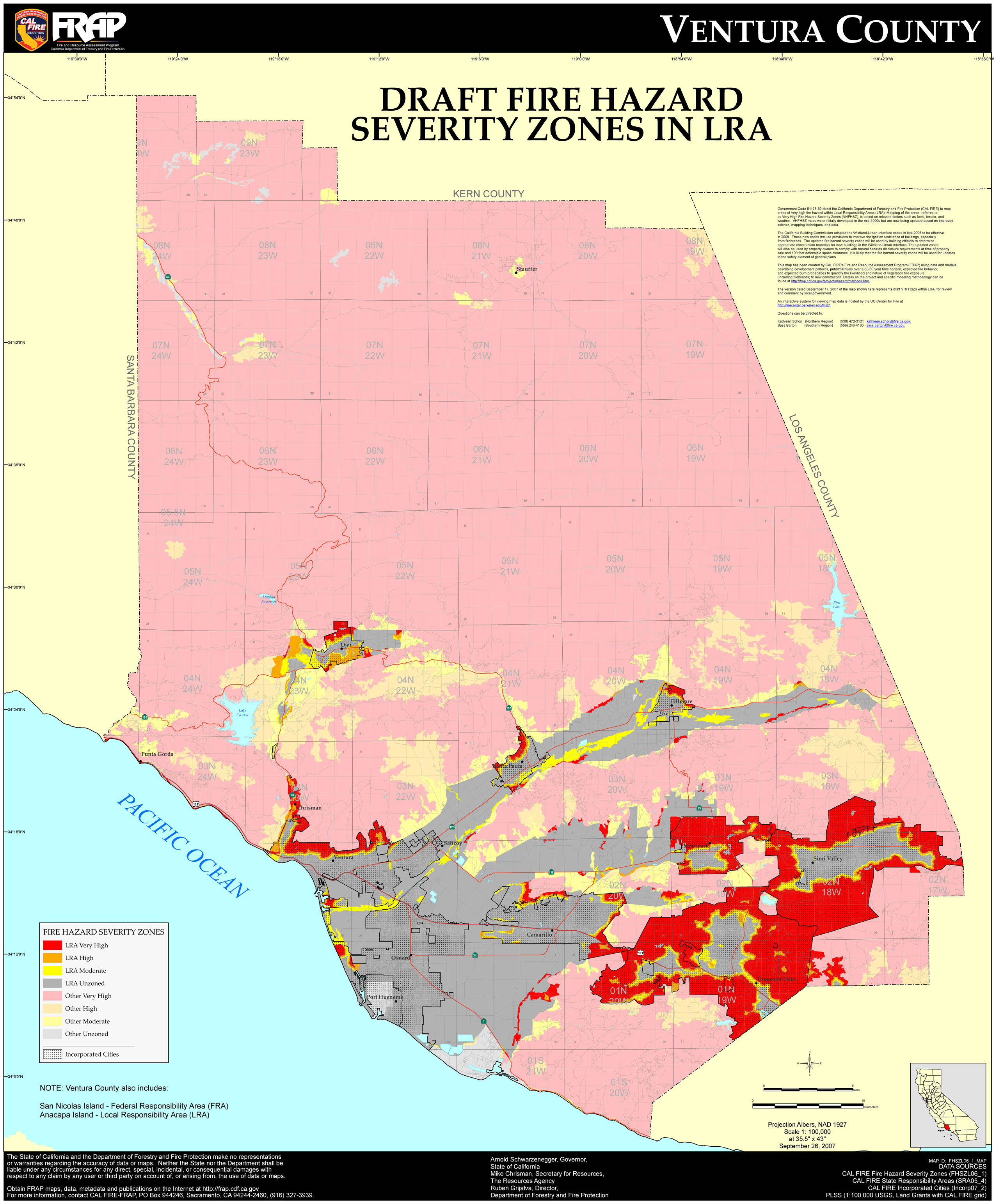 LRA Fire Hazard Severity Zone Maps | OSFM