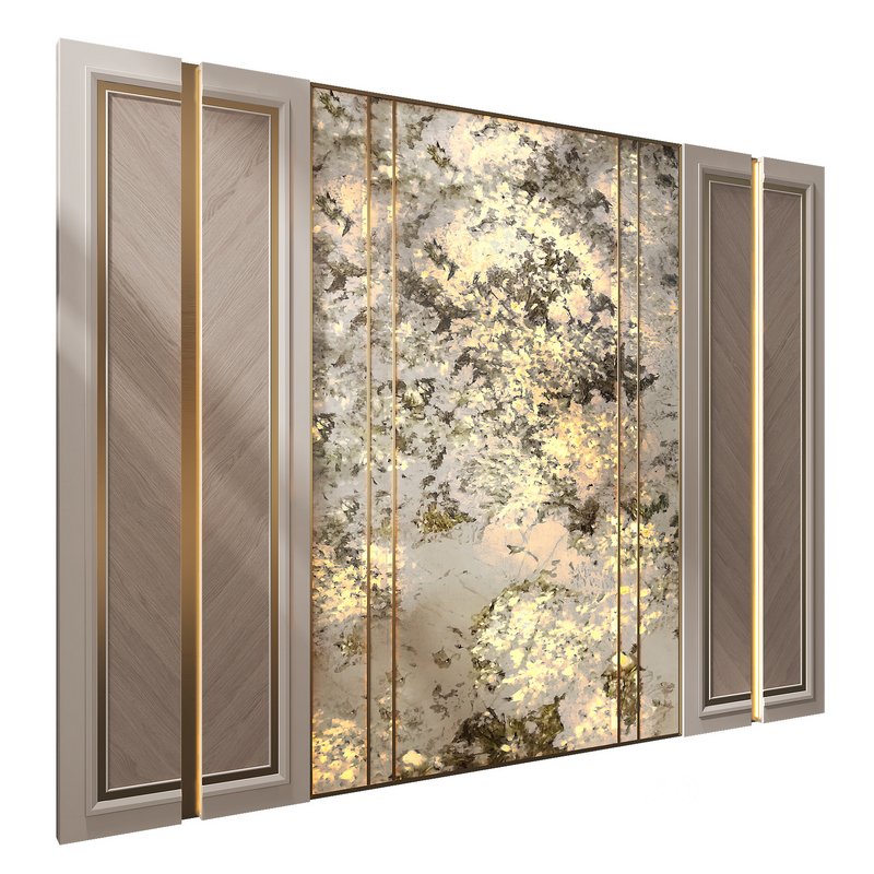 Wall Panel Decor 122 3d model Buy Download 3dbrute