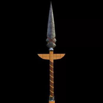 Anentaks Spear Valhalla Low Poly Game Ready