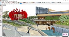 Sketchup Park J10 3D Model