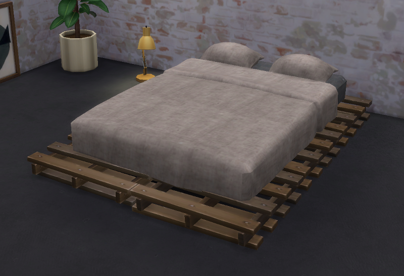 Sims 4 Floor Bed CC