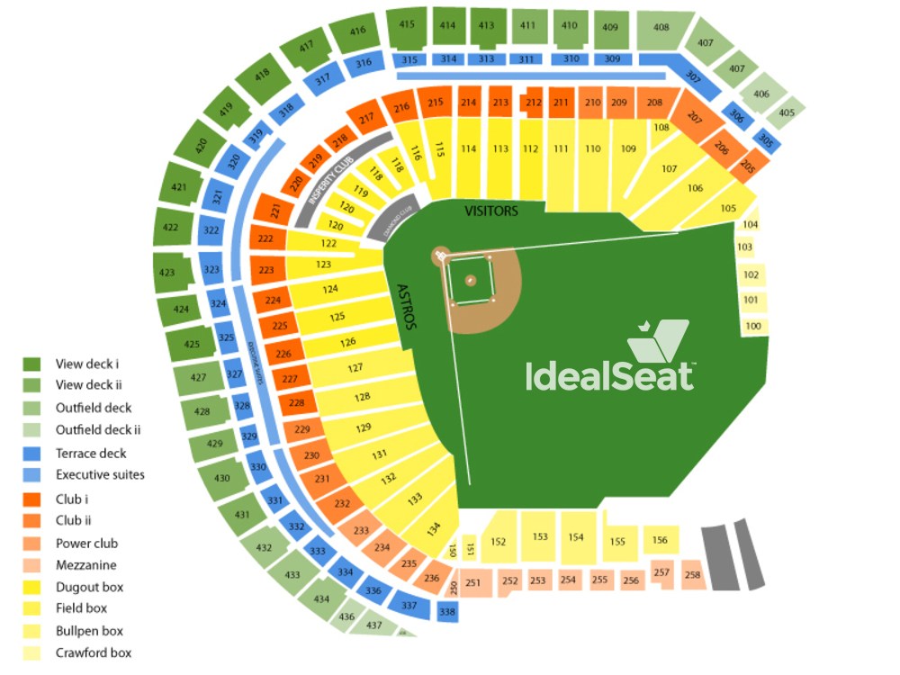 Minute Maid Park Seating Chart