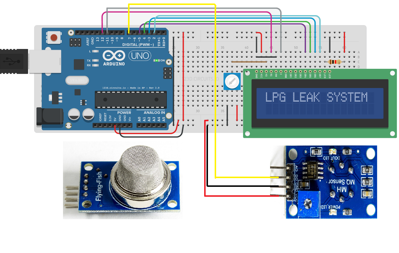 Circuit Diagram Of Mq6 Gas Sensor