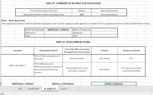 Sample Development Plan For Teachers Ipcrf