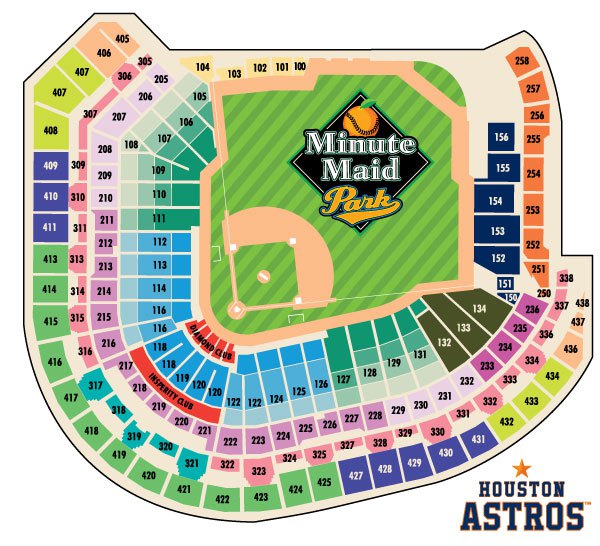 Minute Maid Park Interactive Seating Chart