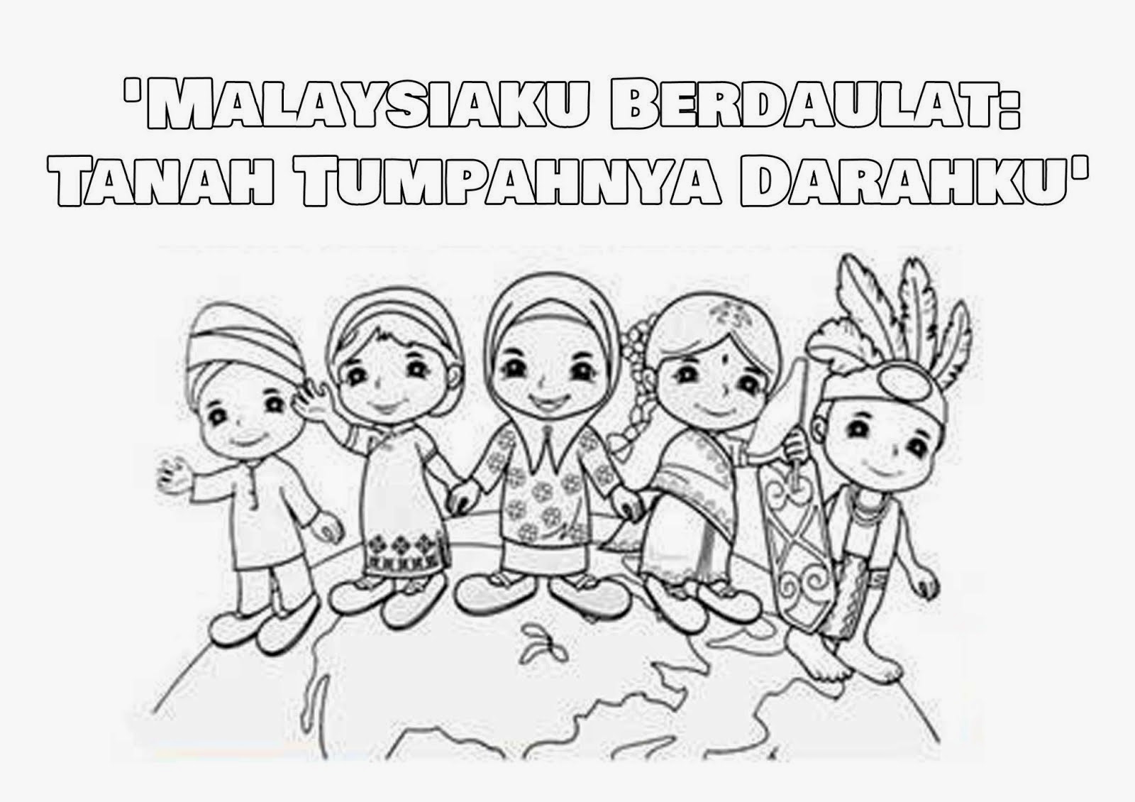 Hari Kemerdekaan Malaysia Free Colouring Pages | Images and Photos finder