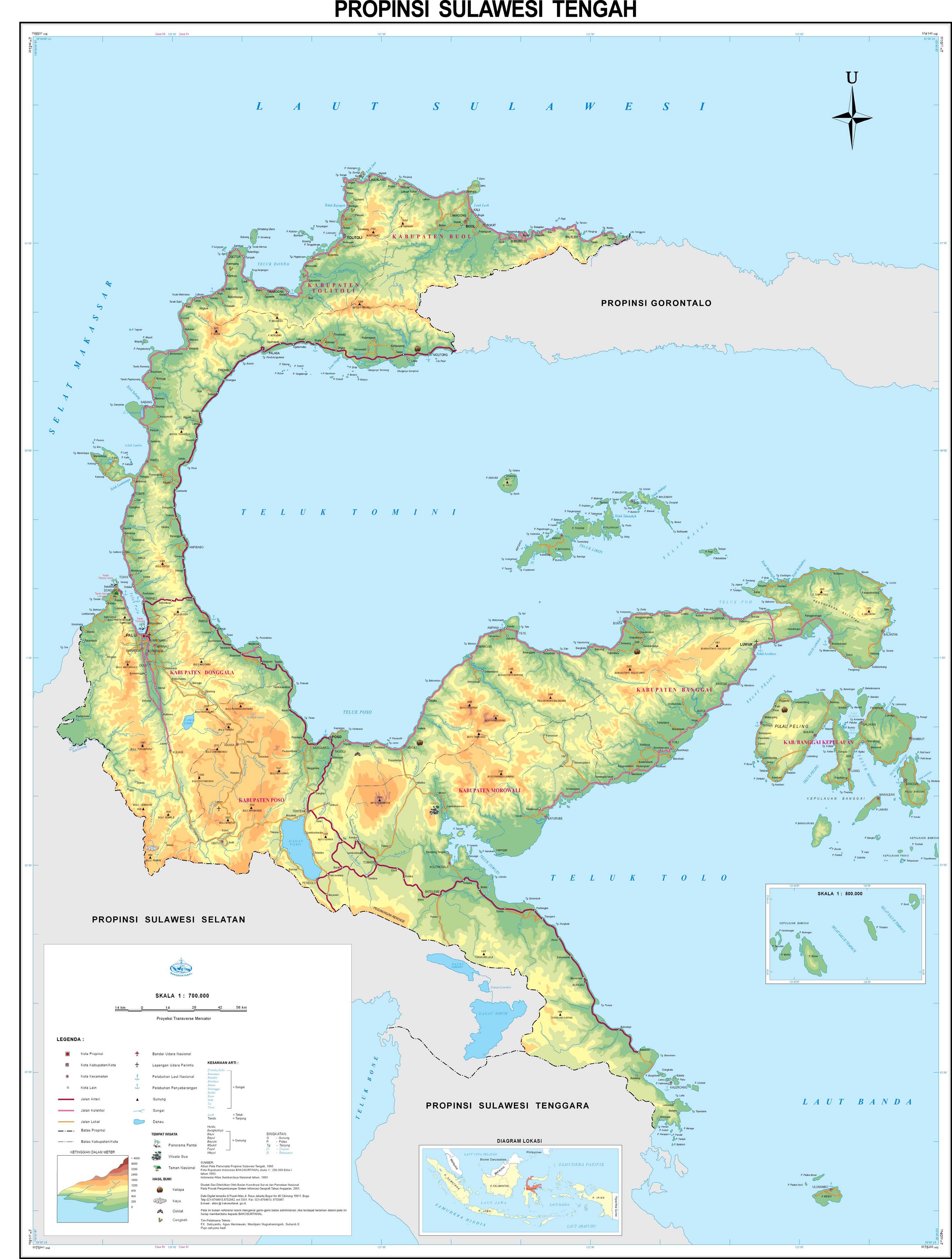 Map Of Central Sulawesi By Peter Loud - vrogue.co