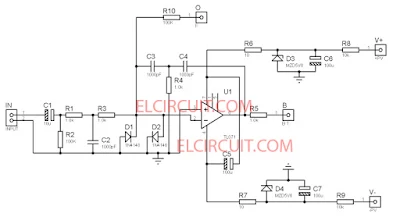 Comparator Circuit Class-D Amplifier - Electronic Circuit