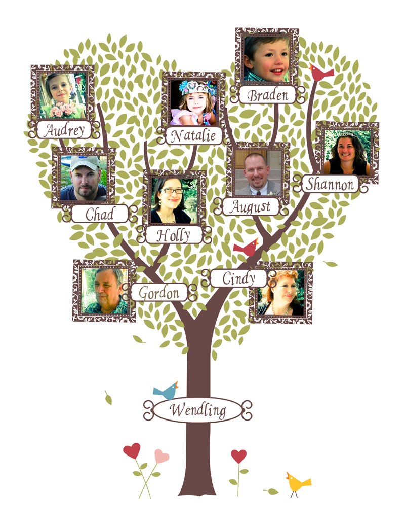 Create Something Everyday: MDS Blog Hop - Family Tree Gift