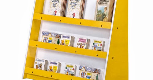 Perabot Tadika ES008 Rak  Display  Buku  Kuning