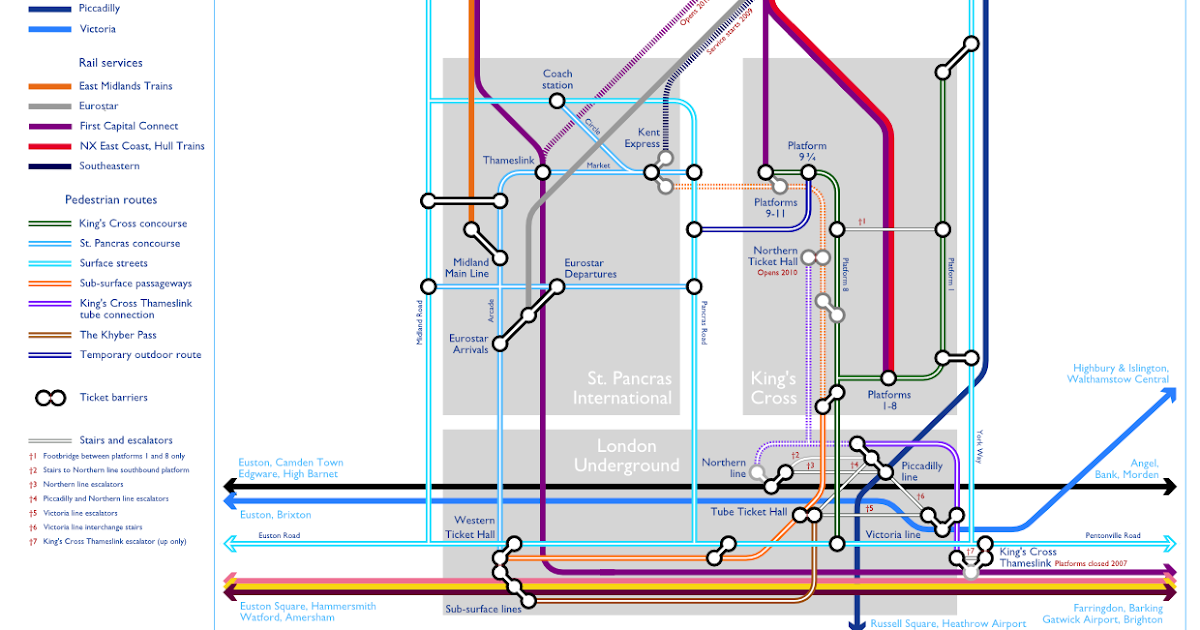 King Cross Station London Map - United States Map