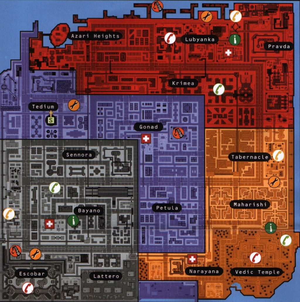 Rockstar Games Fan Club GTA Pictures & Maps: GTA 2 Industrial Map