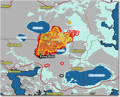 NC Evans Road fire maps - Wildfire Today