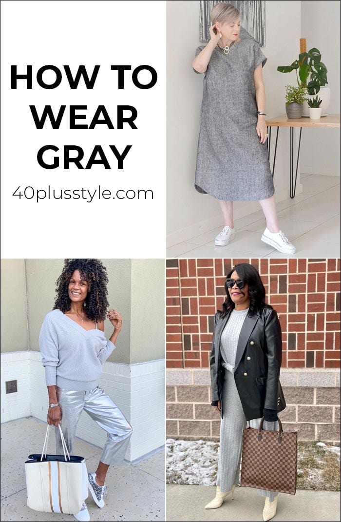 How to wear gray: Color palettes and ensembles for you to choose from | 40plusstyle.com