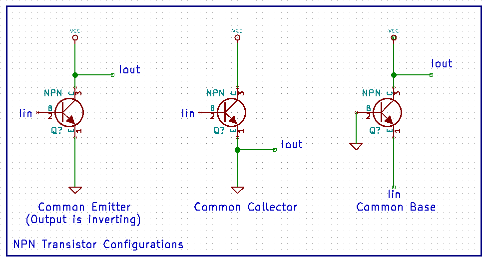 Common Base Npn Transistor Circuit Diagram