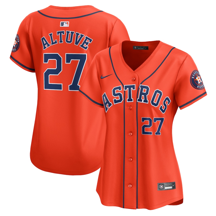 Jose Altuve Houston Astros Nike Women's Alternate Limited Player Jersey ...