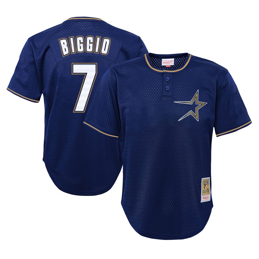 Craig Biggio Houston Astros Mitchell & Ness Youth Cooperstown ...