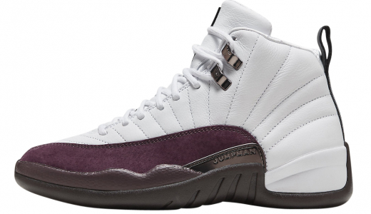 A Ma Maniére x Air Jordan 12 WMNS White Burgundy Crush