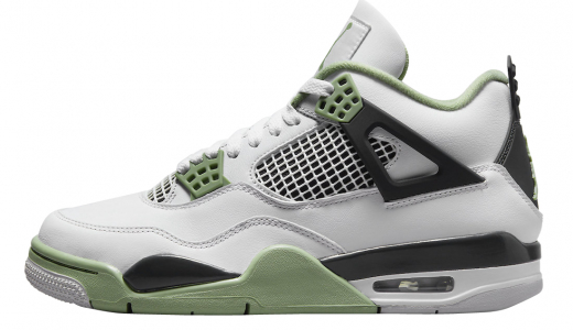 Air Jordan 4 WMNS Oil Green (Seafoam)