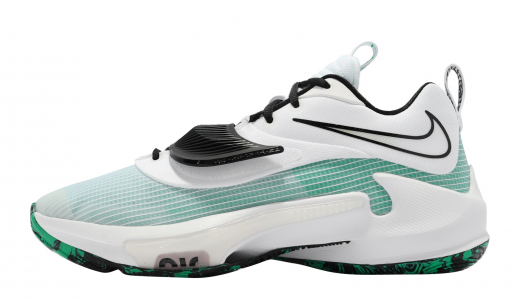 Nike Zoom Freak 3 White Clear Emerald