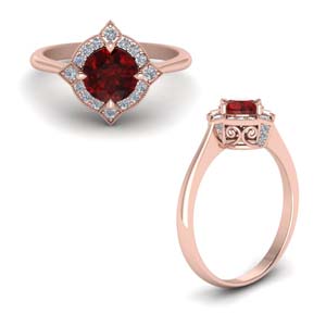 Ruby Engagement Rings