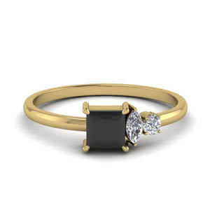 Black Diamond Engagement Rings