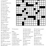 Free Printable Cards: Free Printable Crossword Puzzles | Printable   Free Printable Fill In Puzzles Online