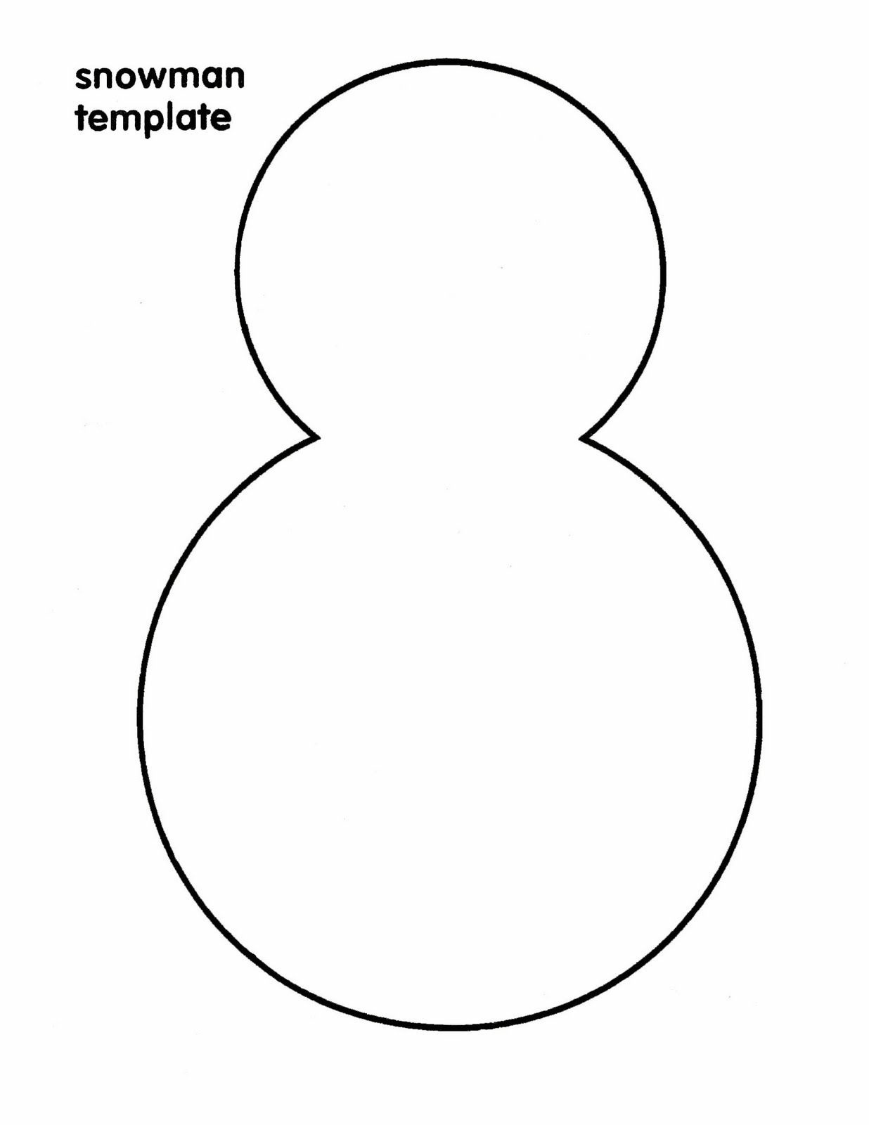 Free Snowman Clipart, Template &amp;amp; Printable Coloring Pages For Kids - Free Printable Snowman Patterns