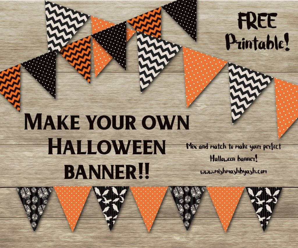 Halloween Banner Printable